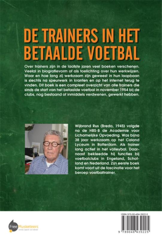 Achterkant van De trainers in het betaalde voetbal
