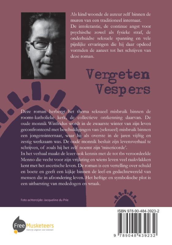 Achterkant van Vergeten Vespers