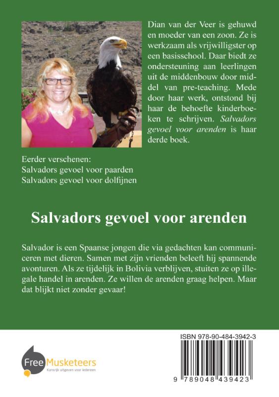 Achterkant van Salvadors gevoel voor arenden
