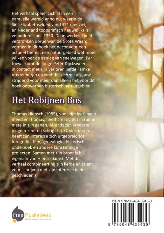 Achterkant van Het Robijnen Bos