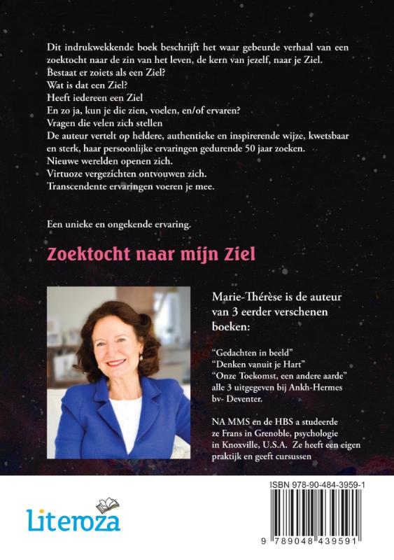 Achterkant van Zoektocht naar mijn Ziel