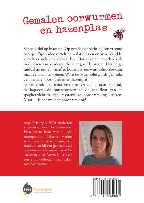 Achterkant van Gemalen oorwurmen en hazenplas
