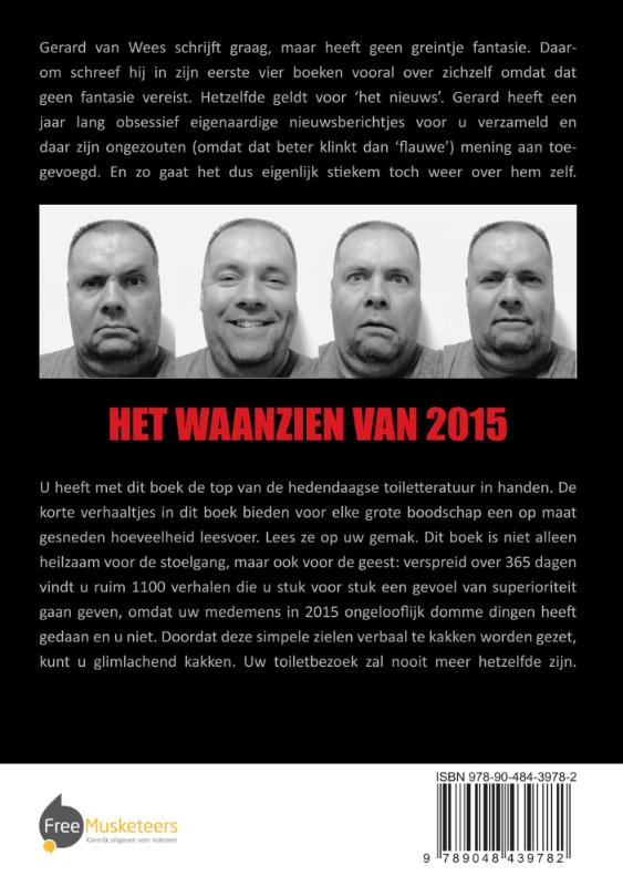 Achterkant van Het waanzien van 2015