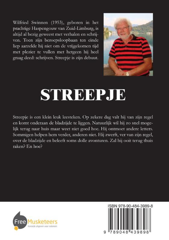 Achterkant van Streepje