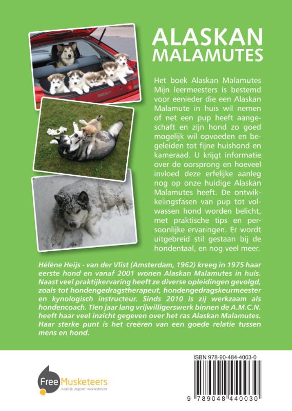Achterkant van Alaskan Malamutes - mjjn leesmeesters