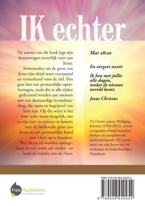Achterkant van IK echt zeg jullie