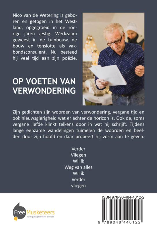 Achterkant van Op voeten van verwondering