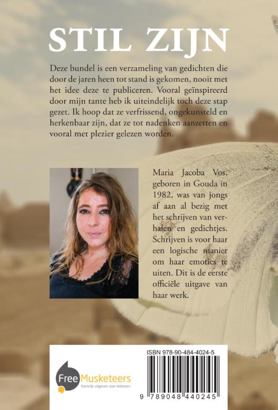 Achterkant van Stil zijn