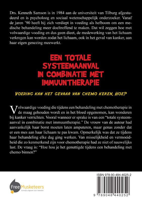 Achterkant van Een totale systeemaanval in combinatie met immuuntherapie