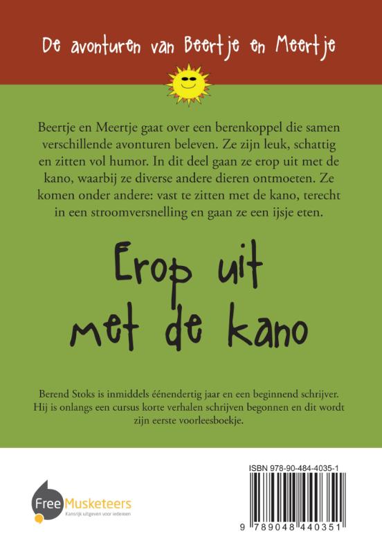 Achterkant van De avonturen van Beertje en Meertje