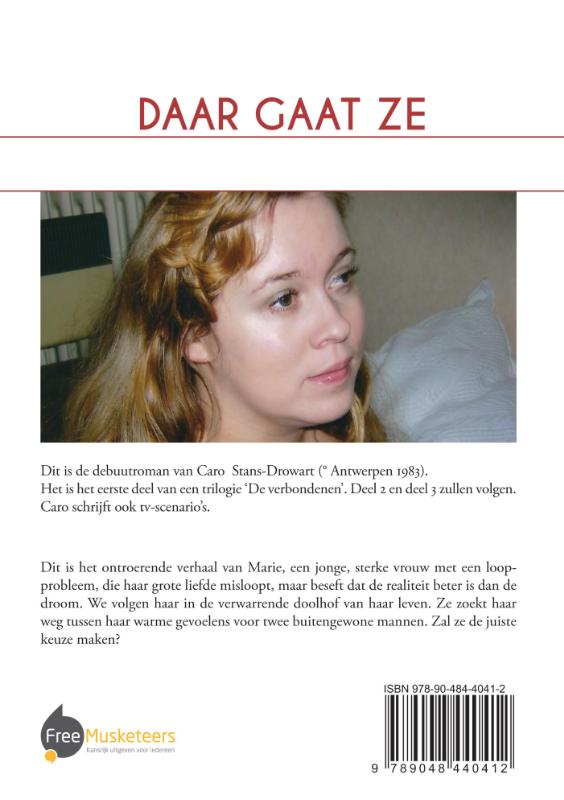 Achterkant van Daar gaat ze