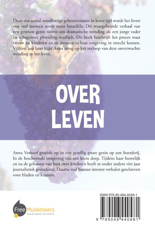 Achterkant van Over leven