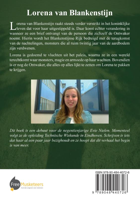 Achterkant van Lorena van Blankenstijn