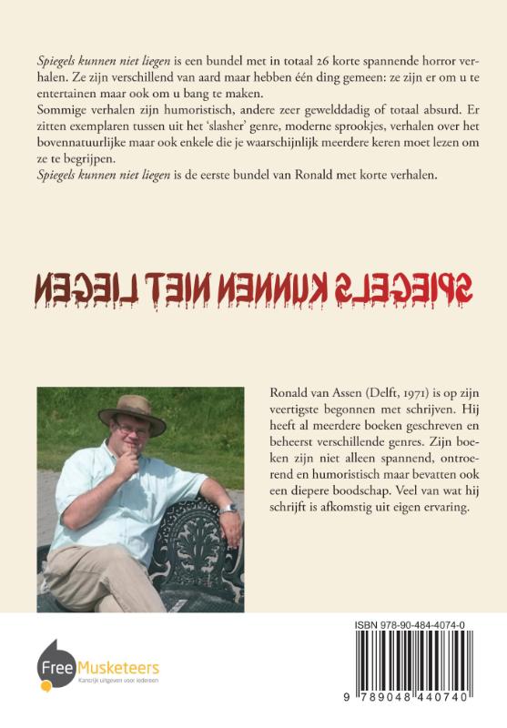 Achterkant van Spiegels kunnen niet liegen
