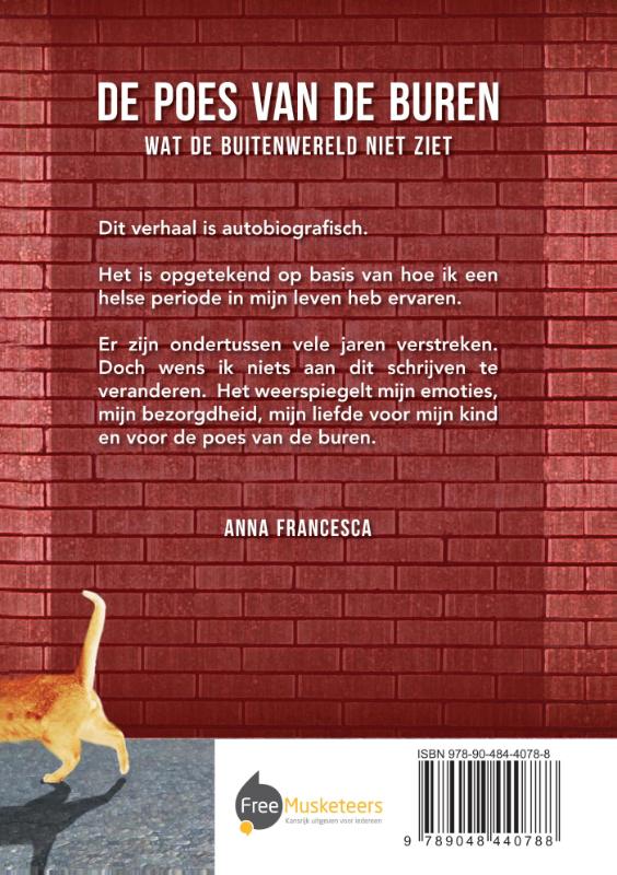 Achterkant van De poes van de buren