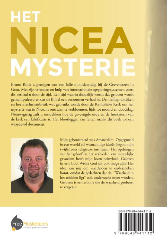 Achterkant van Het Nicea Mysterie