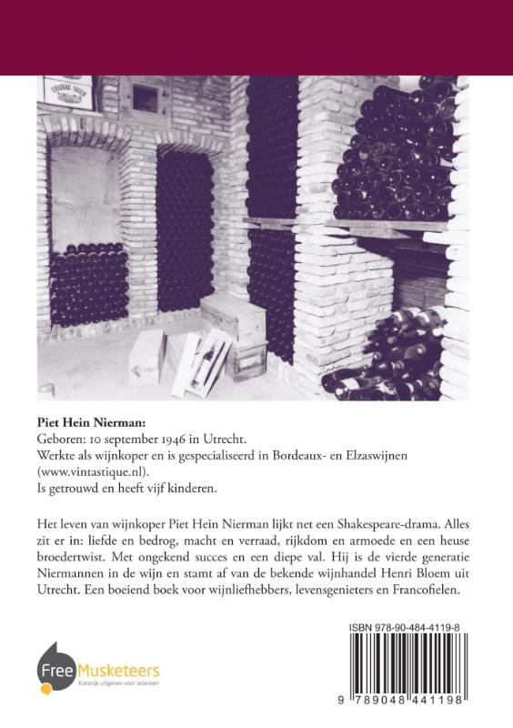 Achterkant van Piet Hein Nierman
