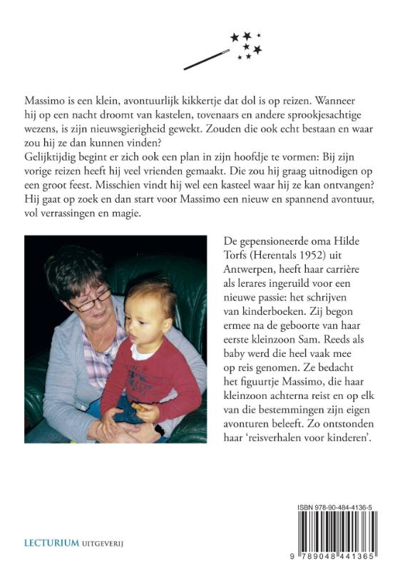 Achterkant van Massimo's magische avonturen
