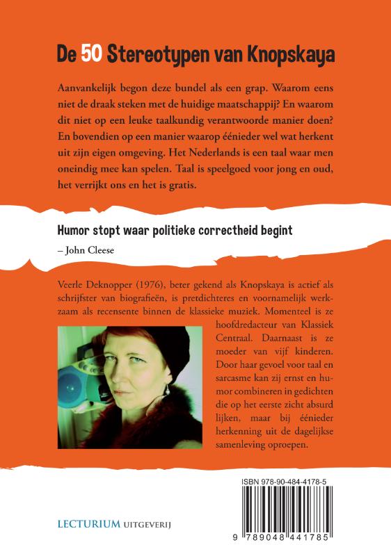 Achterkant van De 50 Stereotypen van Knopskaya