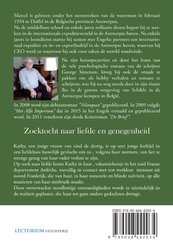 Achterkant van Zoektocht naar liefde en genegenheid