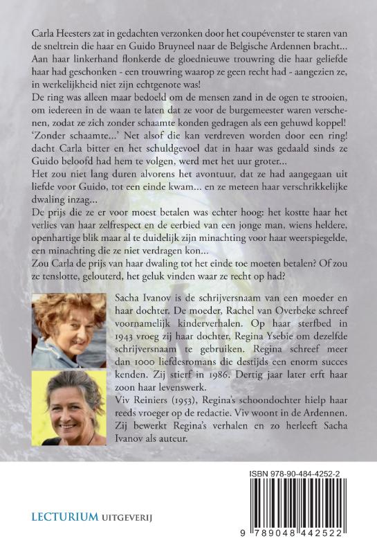 Achterkant van De prijs van haar dwaling