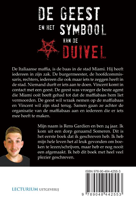 Achterkant van De geest en het symbool van de duivel