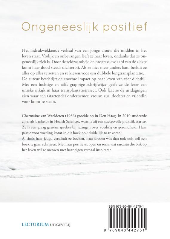 Achterkant van Ongeneeslijk Positief