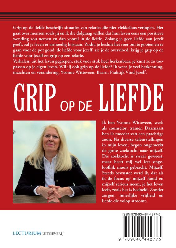 Achterkant van Grip op de liefde