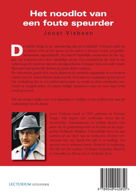 Achterkant van Het noodlot van een foute speurder