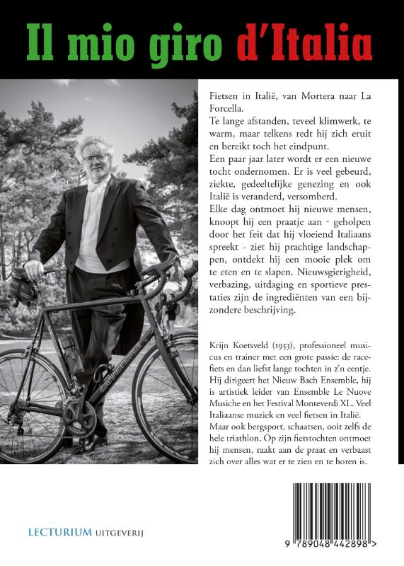 Achterkant van Il mio giro d'Italia