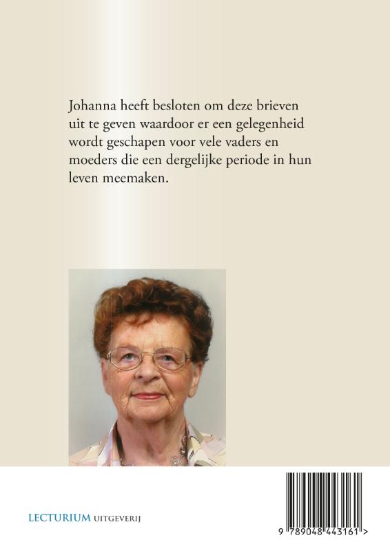 Achterkant van De juiste brieven aan mijn moeder