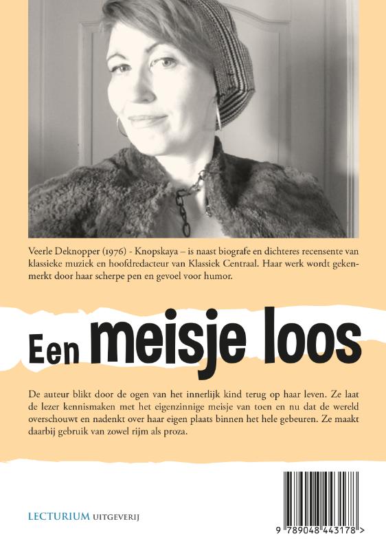 Achterkant van Een meisje loos