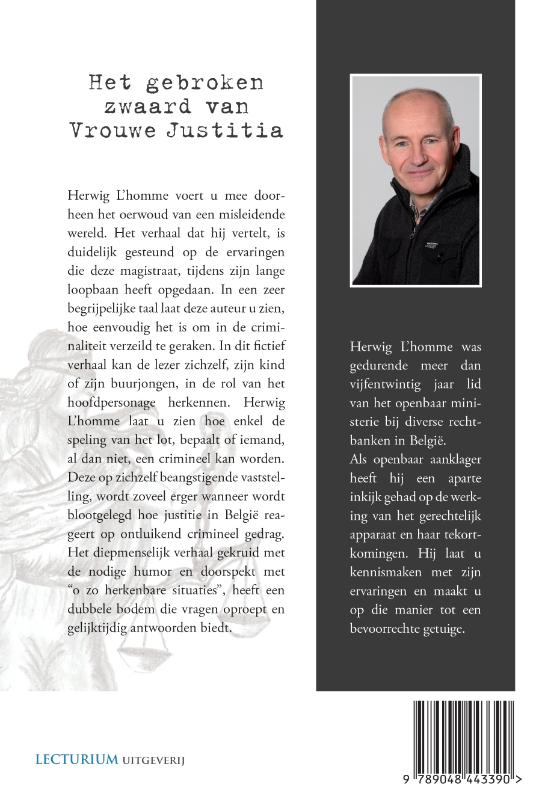 Achterkant van Het gebroken zwaard van Vrouwe Justitia