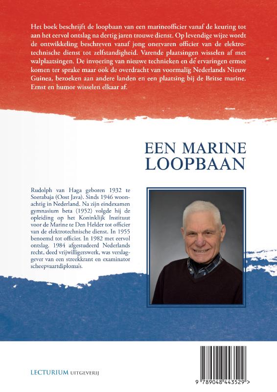 Achterkant van Een marine loopbaan