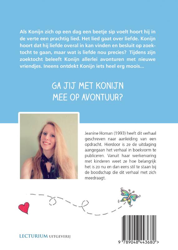 Achterkant van Met Konijn op avontuur!