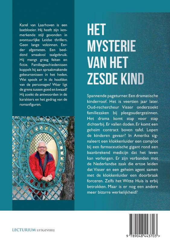Achterkant van Het mysterie van het zesde kind