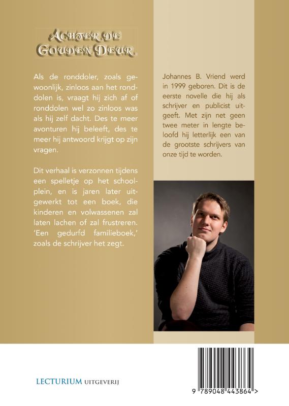 Achterkant van Achter de Gouden Deur