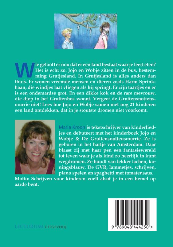 Achterkant van Jojo en Wobje & de Gruttensnottensmurrie