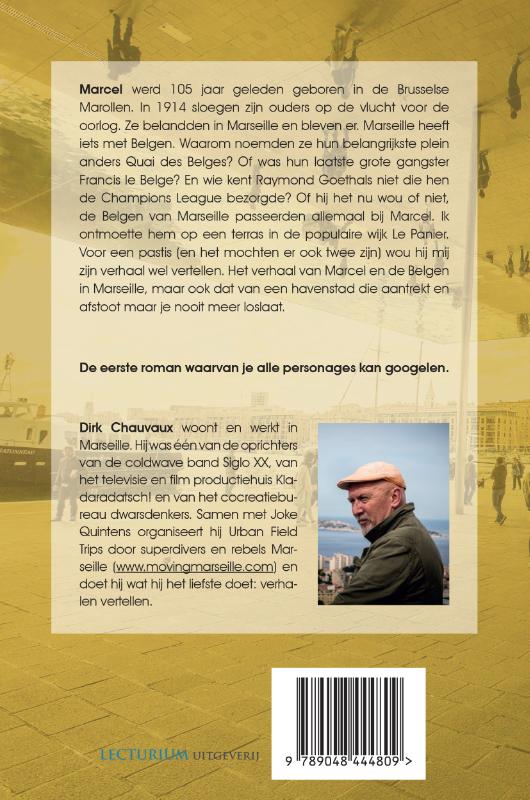 Achterkant van Marcel