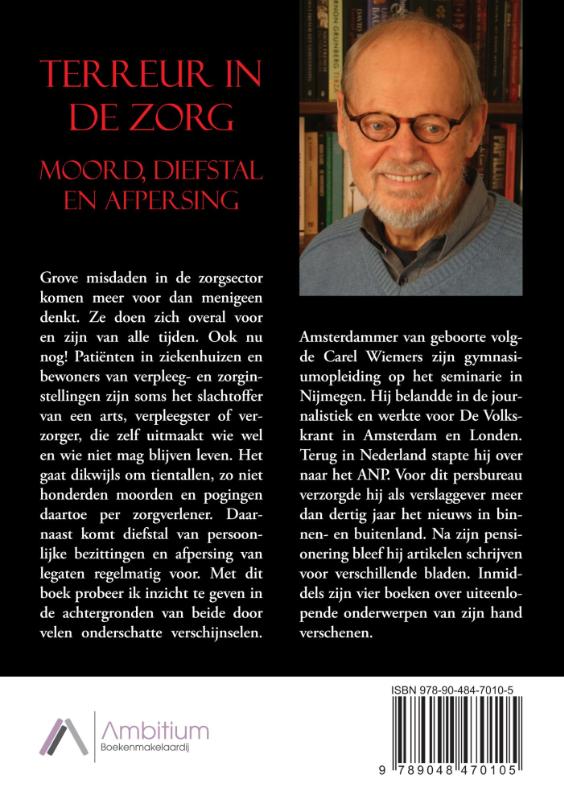 Achterkant van Terreur in de zorg