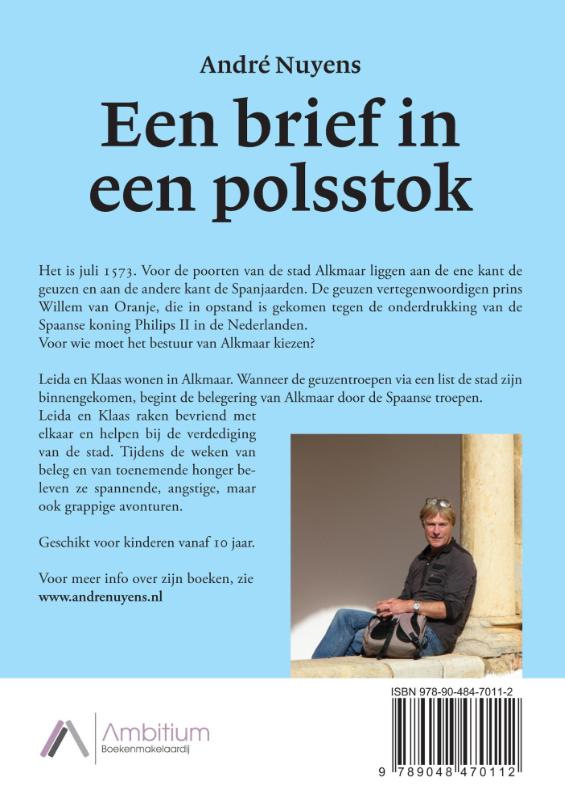 Achterkant van Een brief in een polsstok