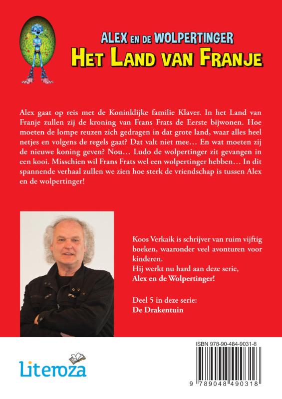 Achterkant van Alex en de Wolpertinger - Het Land van Franje