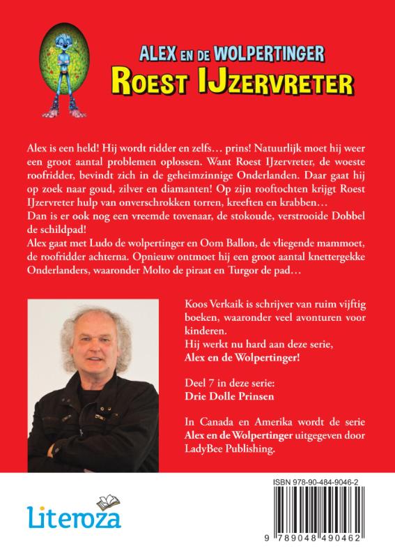 Achterkant van Alex en de Wolpertinger - Roest IJzervreter