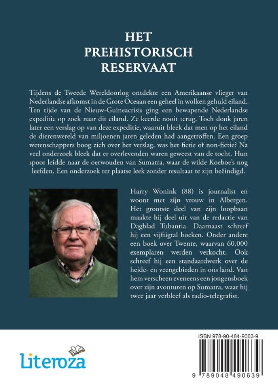 Achterkant van Het prehistorisch reservaat