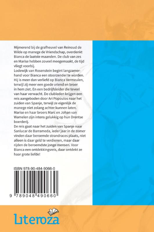 Achterkant van Bianca ontdekt het geluk