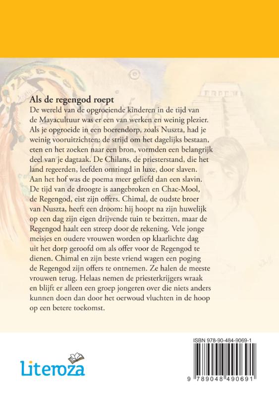 Achterkant van Als de regengod roept