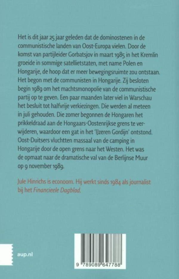 Achterkant van Het jaar dat de Muur viel