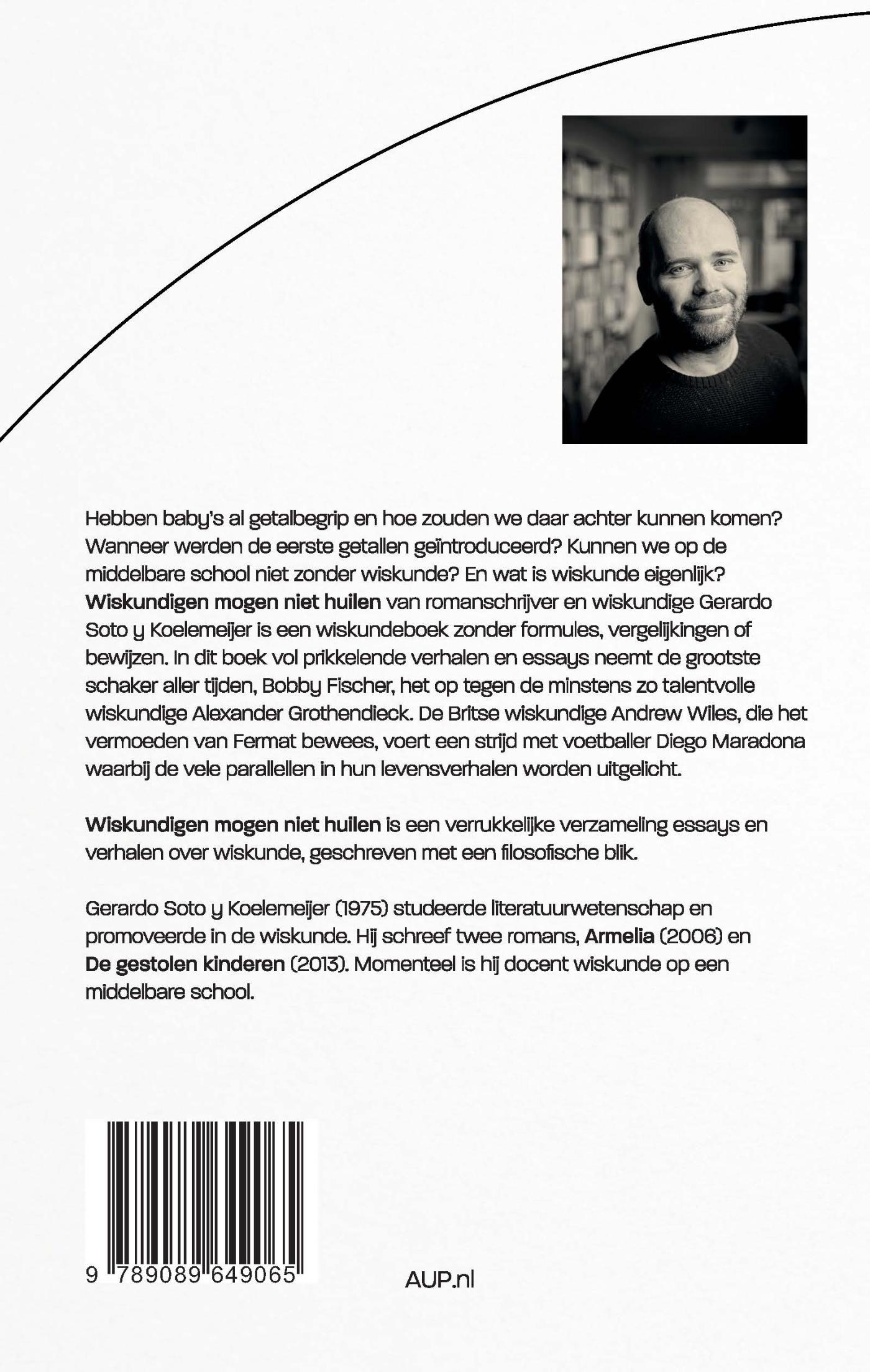 Achterkant van Wiskundigen mogen niet huilen