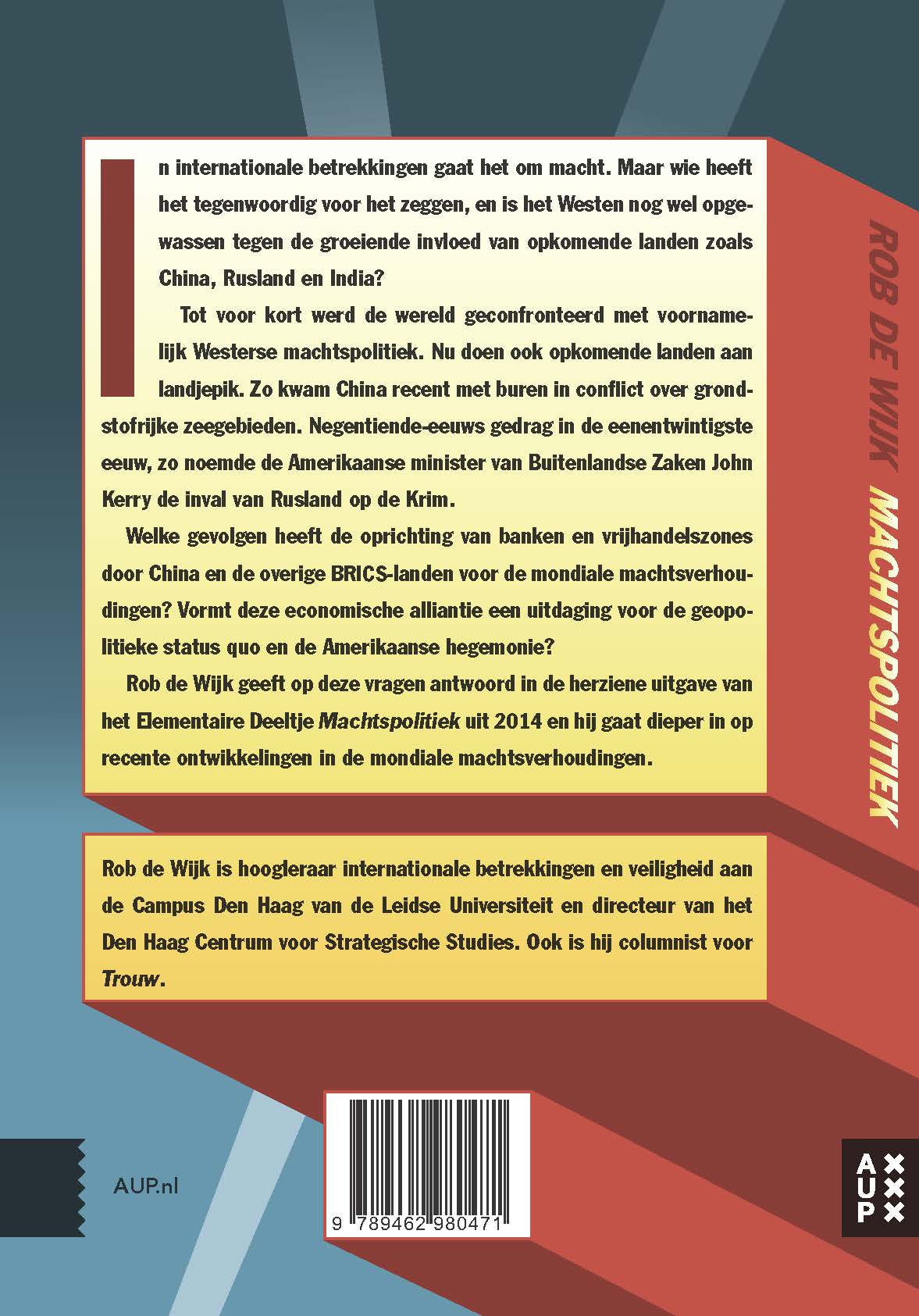 Achterkant van Machtspolitiek