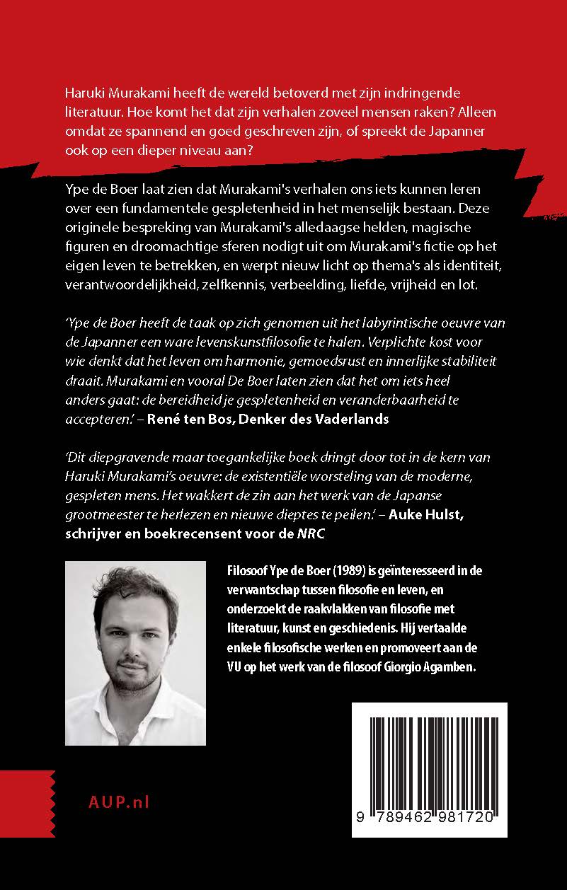Achterkant van Murakami en het gespleten leven